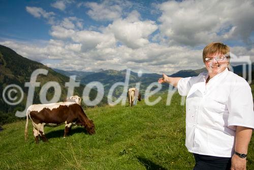 Genuss Region Österreich - Pinzgauer Rind, Anneliese Klackl, Köchin und Chefin der Meilinger Taverne in Mittersill
Foto: Mühlanger
