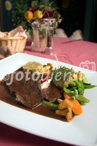 Genuss Region Österreich - Pinzgauer Rind, Rinderbraten in der Meilinger Taverne, Mittersill
Foto: Mühlanger
