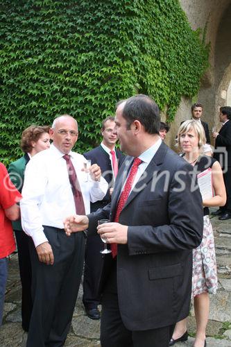 BM Josef Pröll auf Schloss Ottenstein 