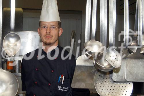 (C)fotodienst/Mag. Daniel Katzinger - Litschau 12.10.2006,
Peter Neumaier, Küchenchef im
Hoteldorf Königsleitn in Litschau, 