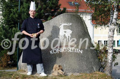 (C)fotodienst/Mag. Daniel Katzinger - Litschau 12.10.2006,
Peter Neumaier, Küchenchef im
Hoteldorf Königsleitn in Litschau, 