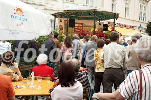 (c) fotodienst/Dan Carabas - Baden 03.09.06 - Festveranstaltung GENUSS REGIONEN ÖSTERREICH - FOTO: Festveranstaltung