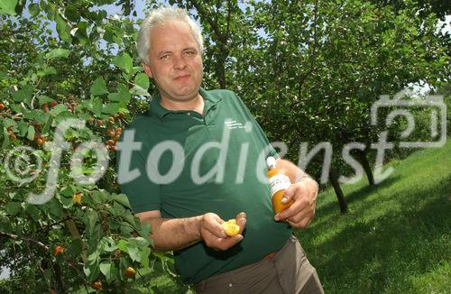 Karl Schwaighofer und seine
Familie sind Obstbauern in der Wachau.                                   