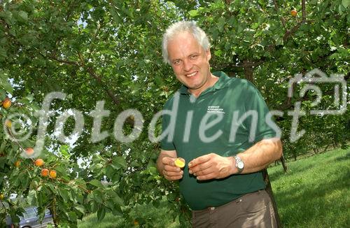 Karl Schwaighofer und seine
Familie sind Obstbauern in der Wachau.                                   