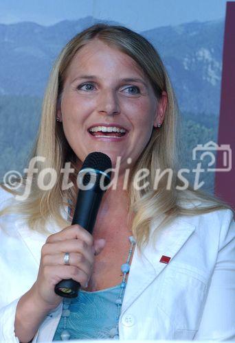 Moderatorin Birgit Perl 