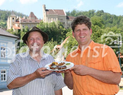 (C) fotodienst/Anna Rauchenberger - 7.8.08 - Kärnten - Genuss Profi Kärntner Blondvieh - Genuss Regionen Österreichs