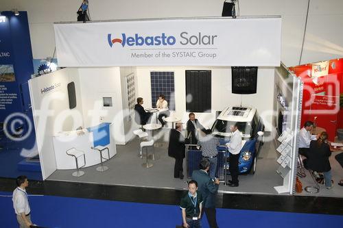 Messestand der Webasto Solar GmbH auf der Intersolar Europe