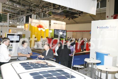 Messestand der Webasto Solar GmbH auf der Intersolar Europe