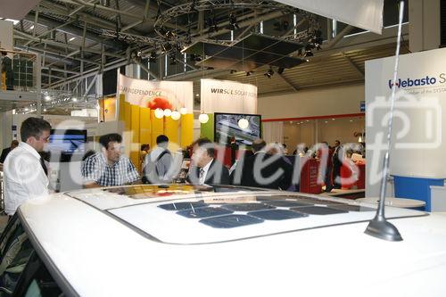 Messestand der Webasto Solar GmbH auf der Intersolar Europe