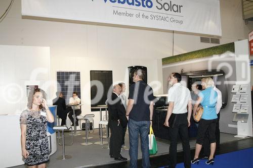 Messestand der Webasto Solar GmbH auf der Intersolar Europe