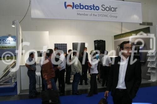 Messestand der Webasto Solar GmbH auf der Intersolar Europe