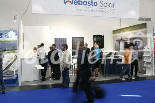 Messestand der Webasto Solar GmbH auf der Intersolar Europe