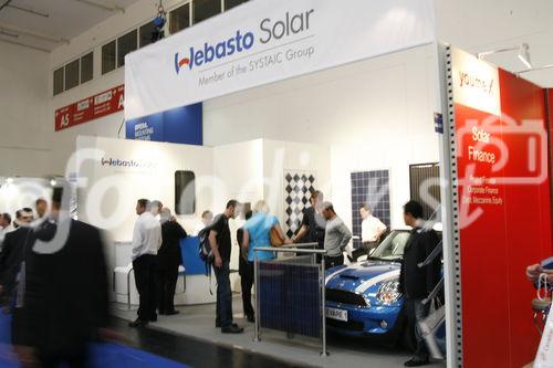 Messestand der Webasto Solar GmbH auf der Intersolar Europe