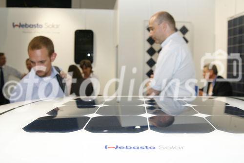 Messestand der Webasto Solar GmbH auf der Intersolar Europe