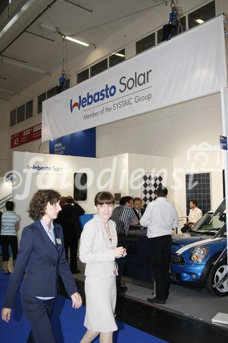 Messestand der Webasto Solar GmbH auf der Intersolar Europe