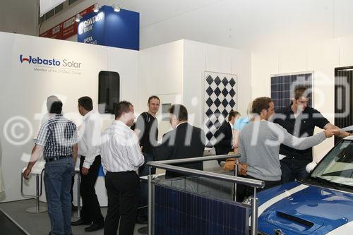 Messestand der Webasto Solar GmbH auf der Intersolar Europe