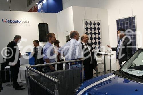 Messestand der Webasto Solar GmbH auf der Intersolar Europe