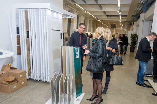 Rund 350 Gewerbekunden bei der QUESTER-Fliesenschau.