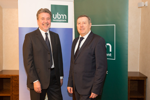  (c) fotodienst / Anna Rauchenberger - Wien, am 24.02.2016 – UBM erzielt 2015 neuen Leistungs- und Ergebnisrekord. FOTO v.l. Mag. Karl Bier, CEO UBM Development, Heribert Smole, CFO UBM Development: