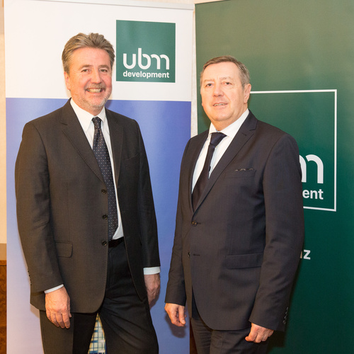  (c) fotodienst / Anna Rauchenberger - Wien, am 24.02.2016 – UBM erzielt 2015 neuen Leistungs- und Ergebnisrekord. FOTO v.l. Mag. Karl Bier, CEO UBM Development, Heribert Smole, CFO UBM Development: