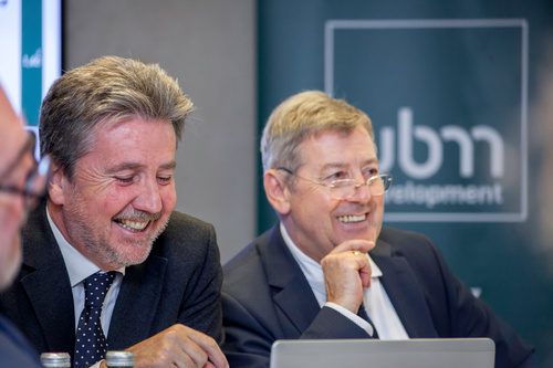 UBM Development AG präsentierte heute in Wien die Bilanz 2015. Im Bild: v.l.n.r. Mag. Karl Bier, CEO UBM Development AG und Heribert Smolé, CFO UBM Development AG.
