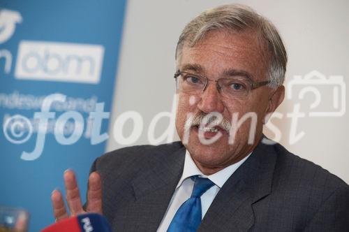 (C) fotodienst/Gudrun Krieger - Wien 16.09.2009 - Pressekonferenz, Foto: Mag. Marianus Mautner (Bundessprecher ÖBM)