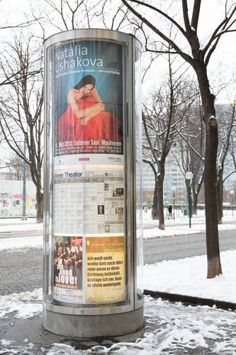  (c) fotodienst/Anna Rauchenberger - Wien, am 15.01.2013 –  25 Jahre Wiener Vorlesungen - Das Dialogforum der Stadt Wien - Plakate 1010 Wien, Franz-Josefs Kai: