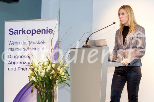 (C)fotodienst/Anna Rauchenberger Wien, 19.01.2011 - Sarkopenie ist ein durch Alter, Krankheit und/oder inadäquate Lebensgewohnheiten verursachtes Syndrom, das im Abbau von Muskelmasse und kritisch abgesenkter Muskelkraft und/oder Muskelfunktionalität besteht. Zu diesem Thema diskutierten Experten bei einer Fortbildungsveranstaltung für Mediziner im MUMOK. FOTO: Dr.in.med. Eva-Maria Strasser, Arbeitsgemeinschaft für klinische Ernährung (AKE), Sozialmedizinisches Zentrum Süd, Kaiser-Franz-Josef-Spital