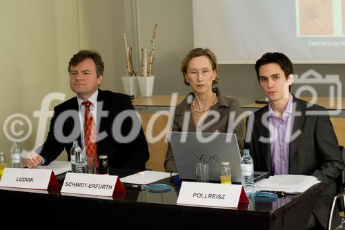 (c) Fotodienst / Christopher Ohmeyer | Die Augen in Alter und Diabetes: Aktuelle Forschung bei den wichtigsten 'Gesellschaftskrankheiten' und die Rolle von Biologika Foto: Univ.-Prof. Dr. Bernhard LudvikUniv.-Prof. Dr. Ursula Schmidt-ErfurthDr. Andreas Pollreiz