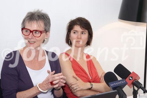 (C) fotodienst/Gudrun Krieger - Wien 29.05.2008 - Pressekonferenz - Histaminintoleranz - Wissenschaftlichen Gesellschaft zur Forschung und Weiterbildung im Bereich nahrungsmittelbedingter Intoleranzen -(NutriDis):li nach re: Betroffene - Dr. Susannne Feigl, Maga Barbara Krajasich