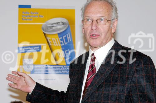 (c) fotodienst/Dan Carabas - Wien 29.04.08 - Pressekonferenz Initiative Sicher ist Sicher: Frisch Dich Auf! - Voller Impfschutz für junge Erwachsene