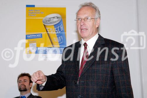 (c) fotodienst/Dan Carabas - Wien 29.04.08 - Pressekonferenz Initiative Sicher ist Sicher: Frisch Dich Auf! - Voller Impfschutz für junge Erwachsene