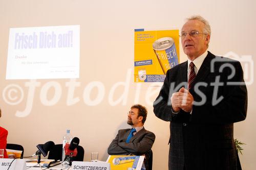 (c) fotodienst/Dan Carabas - Wien 29.04.08 - Pressekonferenz Initiative Sicher ist Sicher: Frisch Dich Auf! - Voller Impfschutz für junge Erwachsene