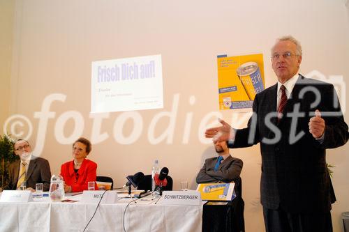 (c) fotodienst/Dan Carabas - Wien 29.04.08 - Pressekonferenz Initiative Sicher ist Sicher: Frisch Dich Auf! - Voller Impfschutz für junge Erwachsene