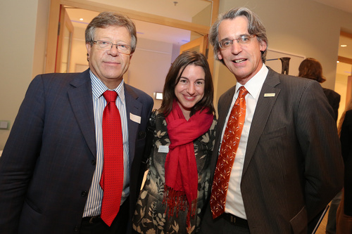 Direktor Leonardo Campanelli und Martha Kammerer von der Italienischen Zentrale für Tourismus ENIT mit TSP-Chef Wilfried Seywald.