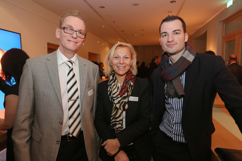 Harald Hafner, Chef des Travel Industry Club Austria mit Networking-Teilnehmern.