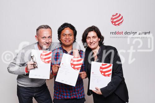 Die Gewinner der red dot awards 2011 in Berlin