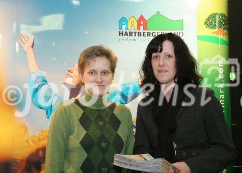 (C) fotodienst/Anna Rauchenberger - Wien 11.01.2007  - Verleihung des Umweltzeichens auf der Ferienmesse. FOTO: Ferienmesse-Stand: 'Hartbergerland - jedem seine Träume' aus Hartberg in der Steiermark.