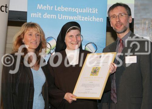 (C) fotodienst/Anna Rauchenberger - Wien - 11.01.2007 - Podiumsdiskussion zum Thema 'Gemeinsamkeiten erkennen, Synergien nutzen'. FOTO: Umweltzeichen für das Kneipp Kurhaus der Marienschwestern vom Karmel, Bad Kreuzen, Oberösterreich.