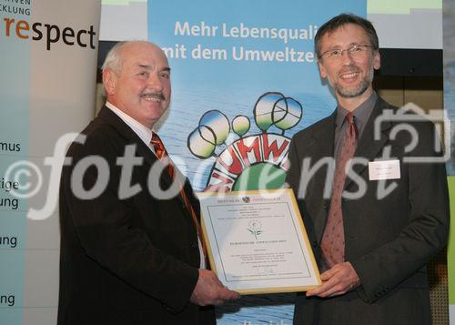 (C) fotodienst/Anna Rauchenberger - Wien - 11.01.2007 - Podiumsdiskussion zum Thema 'Gemeinsamkeiten erkennen, Synergien nutzen'. FOTO: Europäisches Umweltzeichen für Paradies Garden Camping Kaumberg, Kaumberg, Niederösterreich.