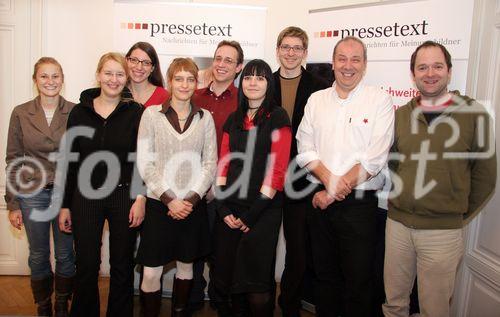 (C) fotodienst/Anna Rauchenberger - Wien 22.12.2006 - pressetext Redaktionsteam. Foto: Isabella Wuthe; Sonja Knappitsch; Victoria Schubert; Linda Osusky; Andreas List; Claudia Zettel; Martin Stepanek; Wolfgang Weitlaner; Michael Fiala.