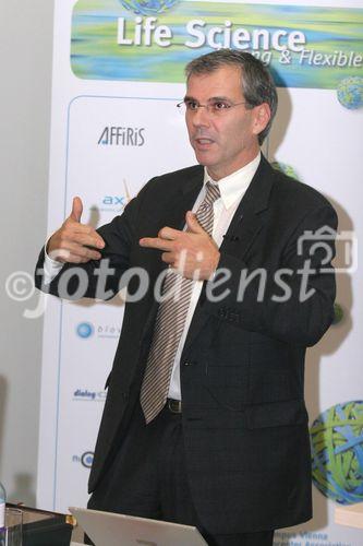 (C) fotodienst/Anna Rauchenberger - Wien 02.11.2006 - EuroBioFund - Eine strategische Initiative für Biowissenschaften der European Science Foundation (ESF). FOTO: Dr. Wouter Speck (Direktor EuroBioFund, Straßburg).