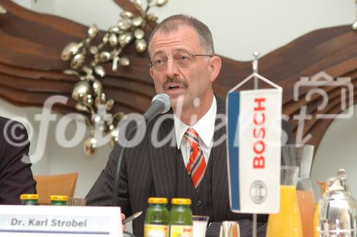 (c) Fotodienst / Daniel K. Gebhart - Robert Bosch AG Österreich: 19 % Umsatzwachstum bringt Investitionsschub - FOTO: Karl Strobel (Alleinvorstand der Robert Bosch AG Wien)