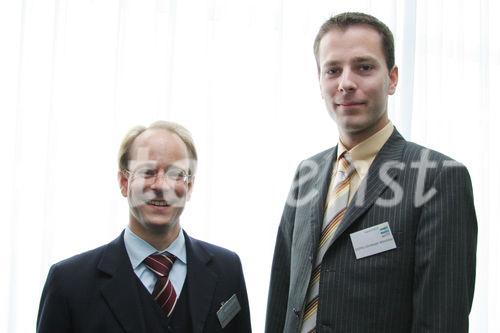 Werner Dorfmeister (Corporate Account Manager VMware, links) und DI (FH) Christoph Altrichter (Presales, support EDV)