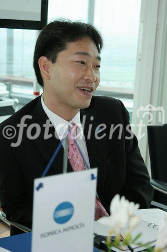 Katsuya Watanabe (Sales und Marketing Manager Konica Minolta Photo Imaging Europe)