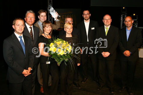 Preisträger und Studenten der FHTW zur Preisverleihung des Deutschen Preises für Wirtschaftskommunikation im Admiralspalast. (C)Fotodienst/Jan-Paul Kupser