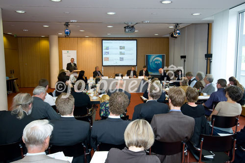 Auditorium der Pressekonferenz zum Thema 