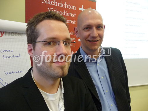 Workshop-Referenten Daniel Peters (Wunderknaben) und Torsten Enders (Cognita)