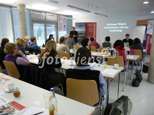 Workshop-Besucher in Berlin, Video-Spezialist Matthias Morr