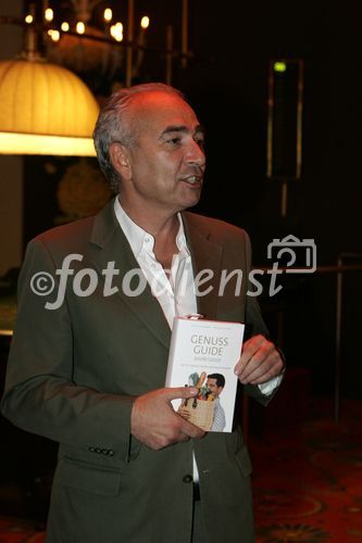 Die beste Geschäfte Kärntens aus dem Listing des aktuellen Genuss Guides 2006/2007, Casinos Austria und der Genuss Guide (Hrsg. Willy Lehmann und Fritz Stiefsohn) - im Casineum Velden
Bild: Verleger Germanos Athansiadis

